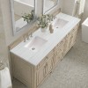 Lorelai 72" Double (Vanity Only Pricing) in Whitewashed Oak